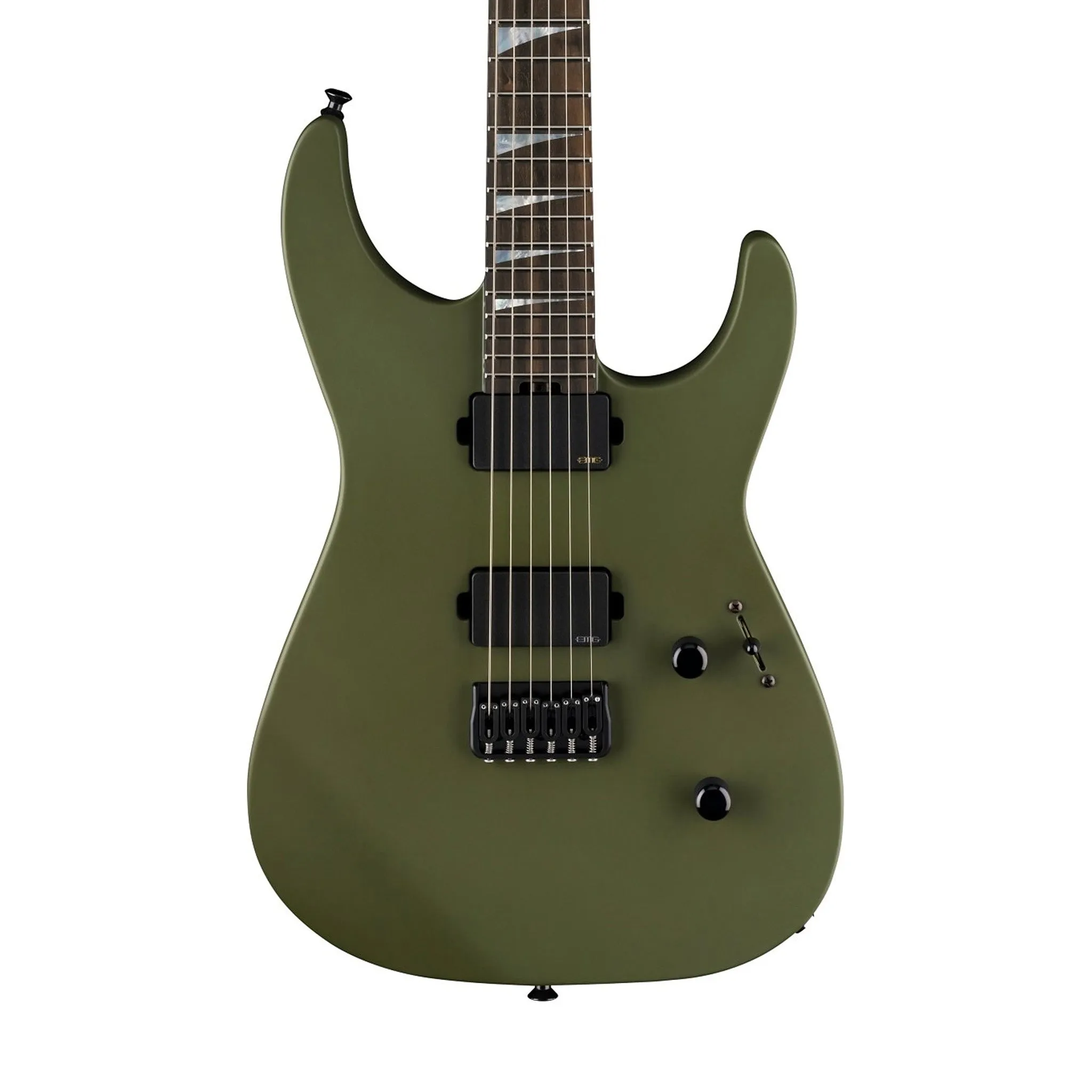 Jackson American Series Soloist SL2 HT MG Electric Guitar, Matte Army Drab