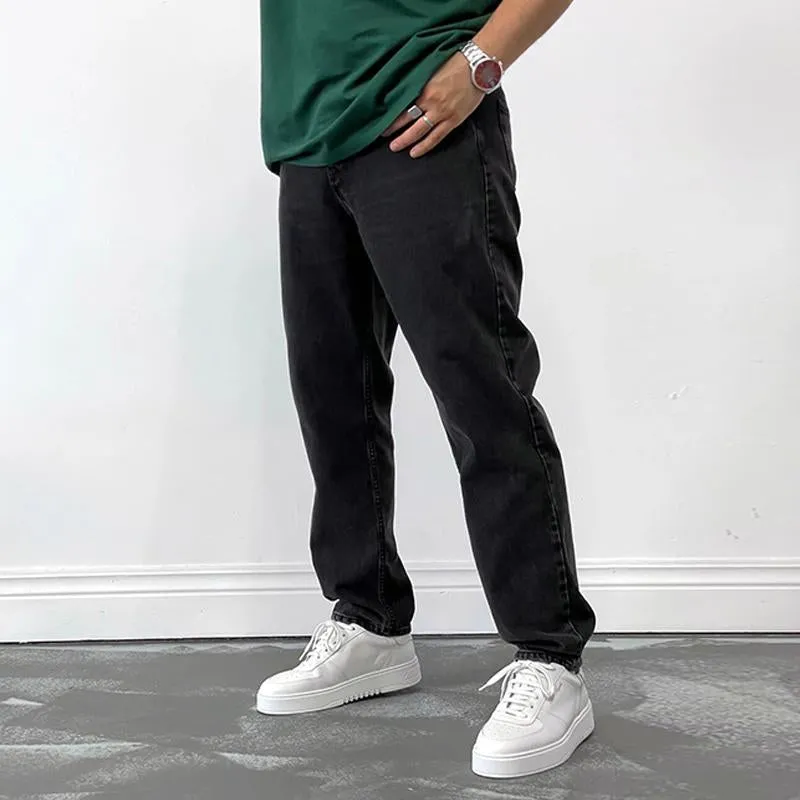 Jean droit simple décontracté vintage