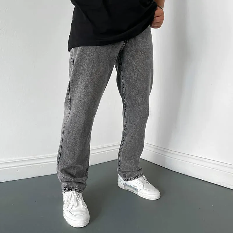 Jean droit simple décontracté vintage