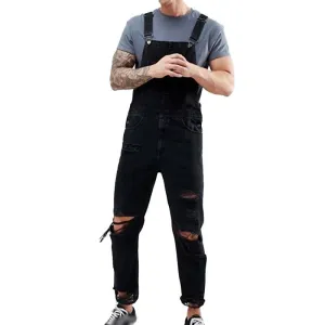 Jean en denim déchiré à la mode pour hommes