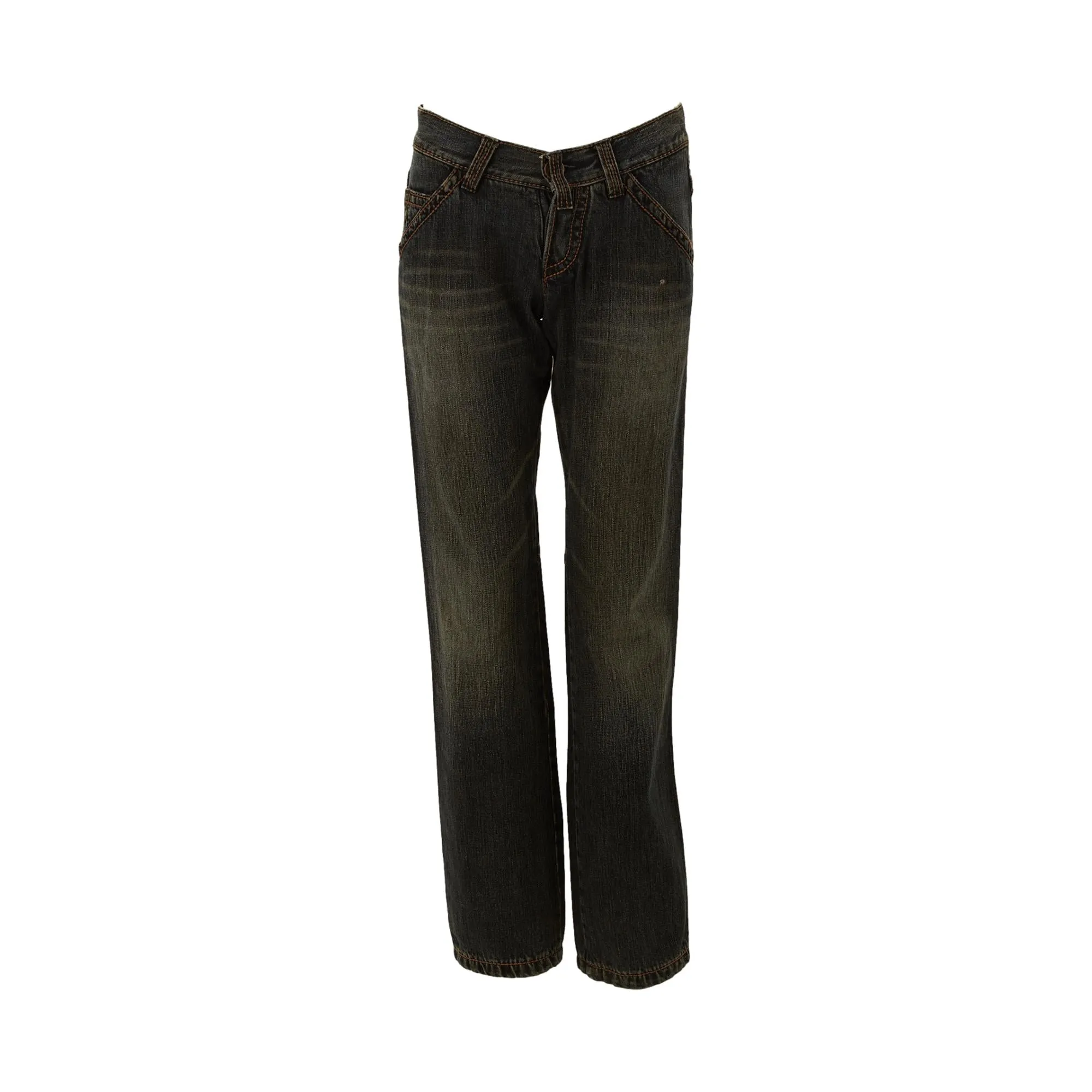 Jean Paul Gaultier Logo Patch Jeans