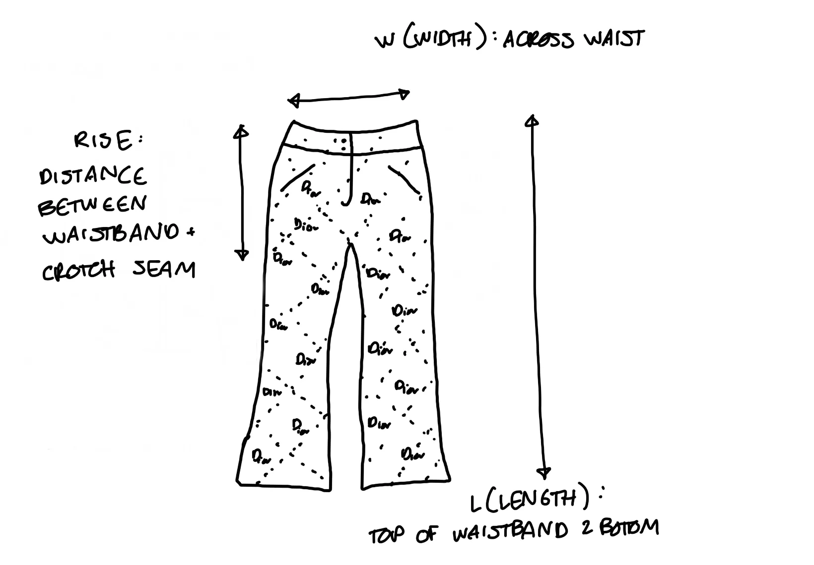 Jean Paul Gaultier Logo Patch Jeans