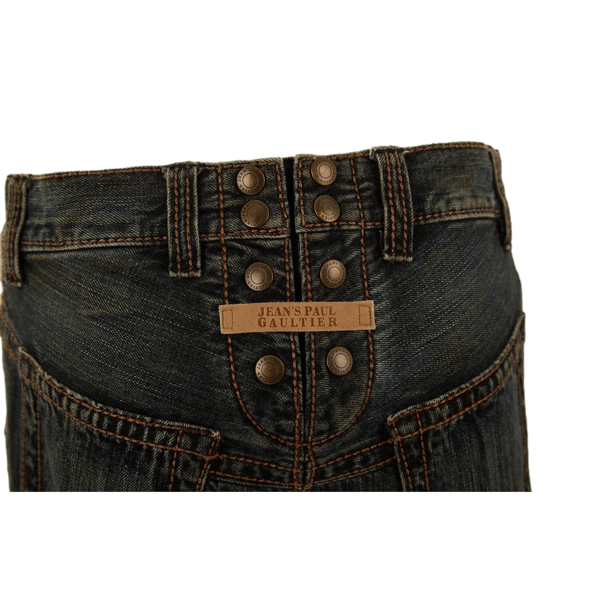 Jean Paul Gaultier Logo Patch Jeans