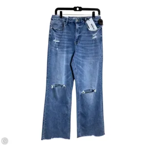 Jeans Wide Leg By Cmc In Blue Denim, Size: 10