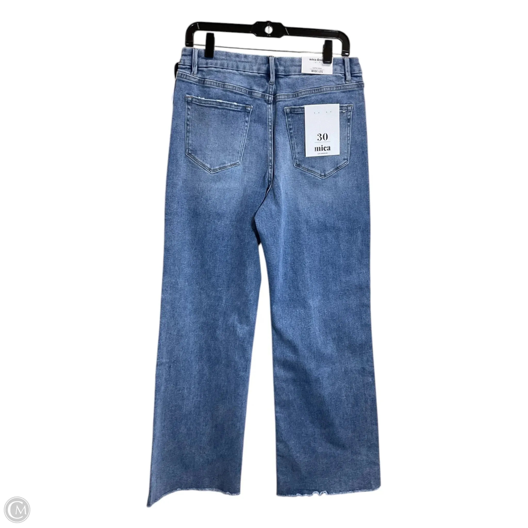 Jeans Wide Leg By Cmc In Blue Denim, Size: 10