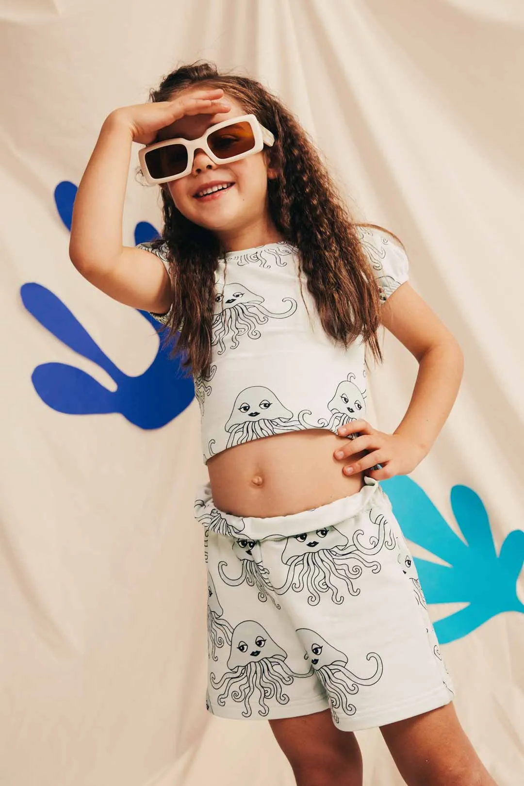 Jellyfish Mint Paperbag Shorts