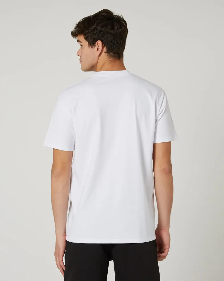 Jetpilot Contrast Mens Tee - White