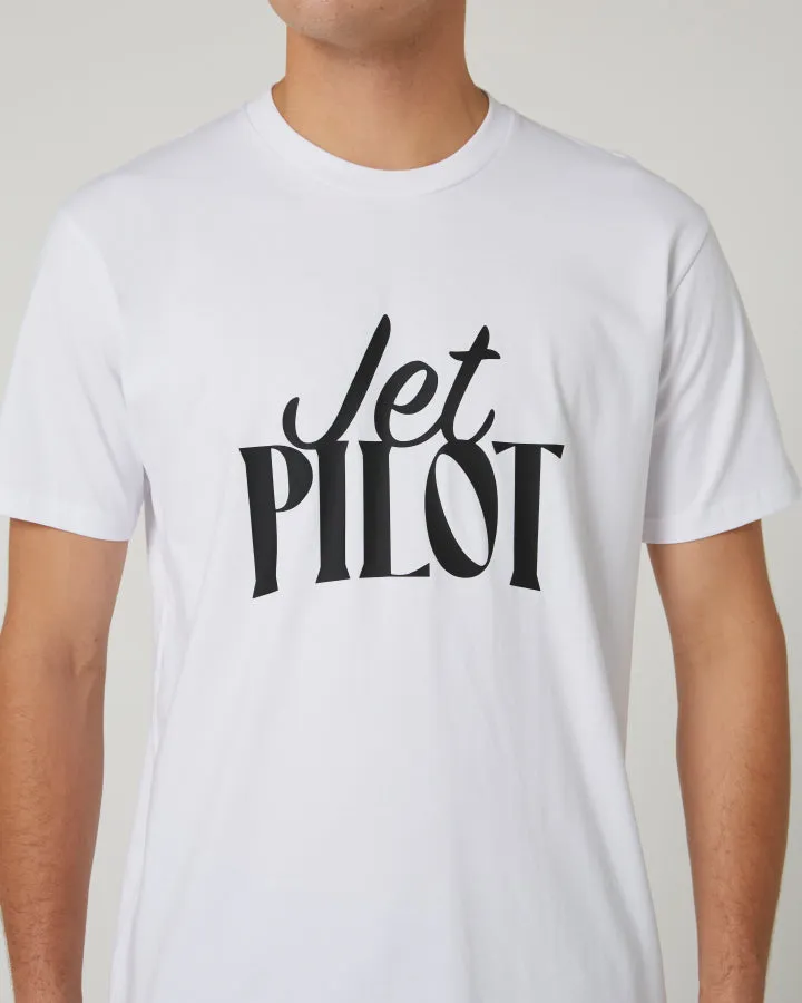 Jetpilot Contrast Mens Tee - White