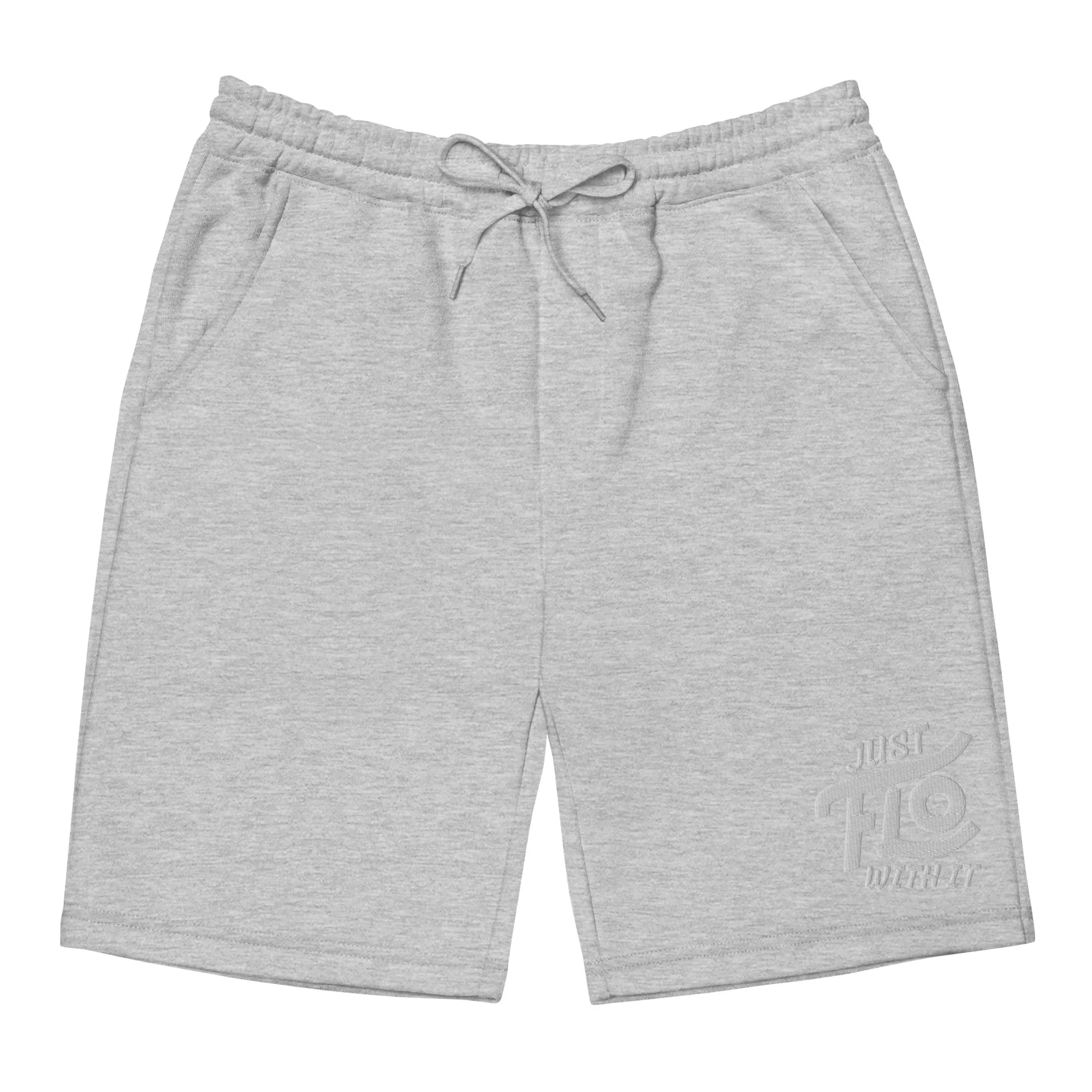 Just FLO With It Jogger Shorts (White)