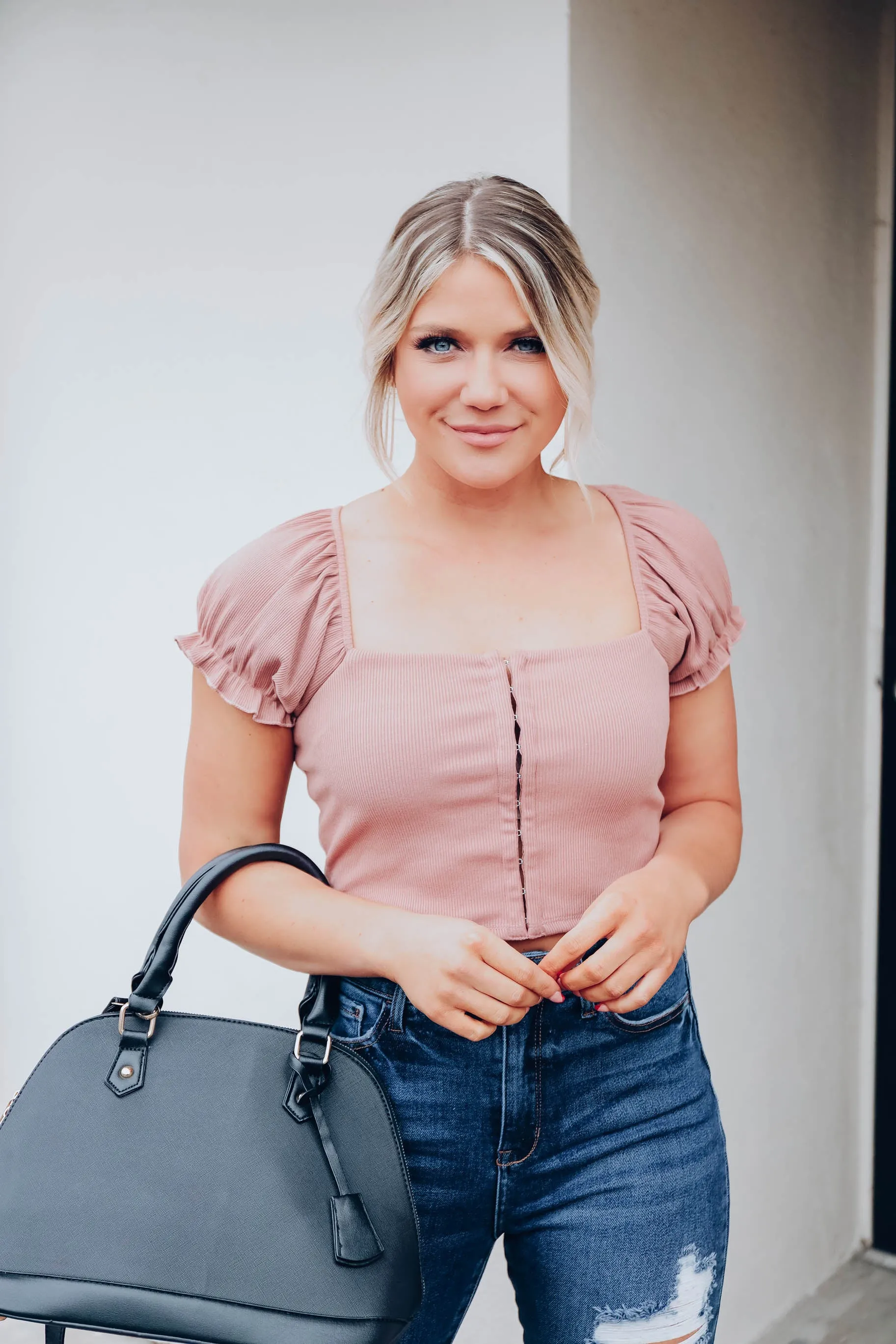 Kadence Crop Top - Mauve