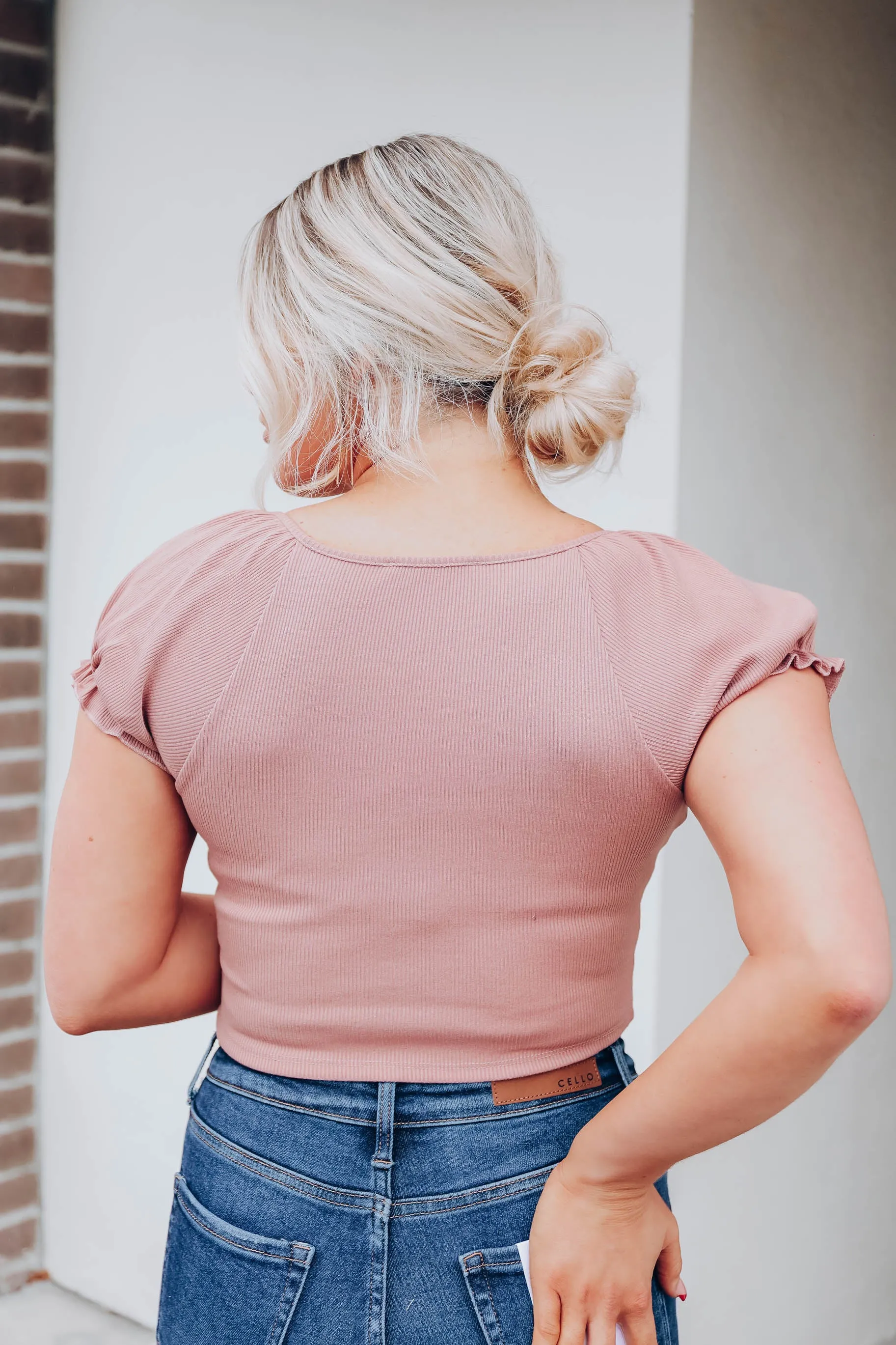 Kadence Crop Top - Mauve