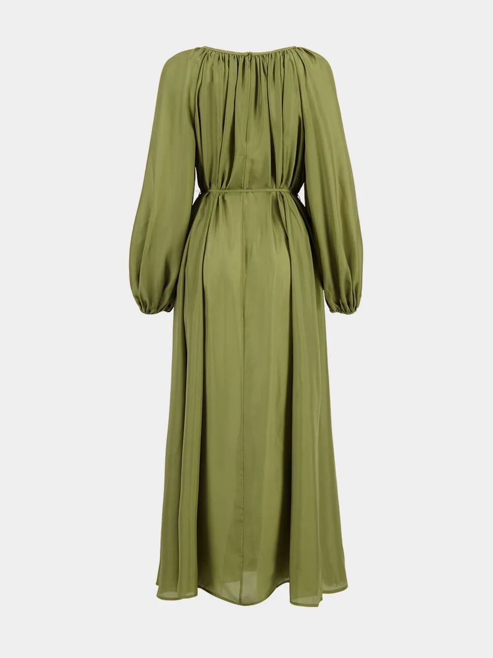 Khaki Green Acacia Maxi Dress