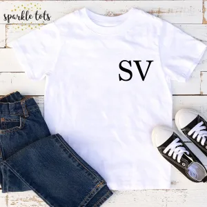 Kids Initial Shirt | Personalised Boys & Girls Top