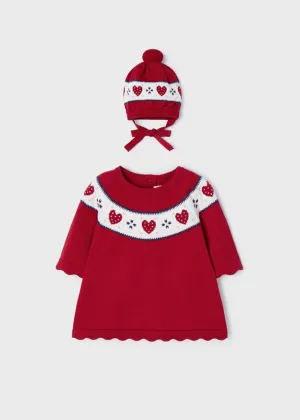 Knit Dress with Hat 2.807