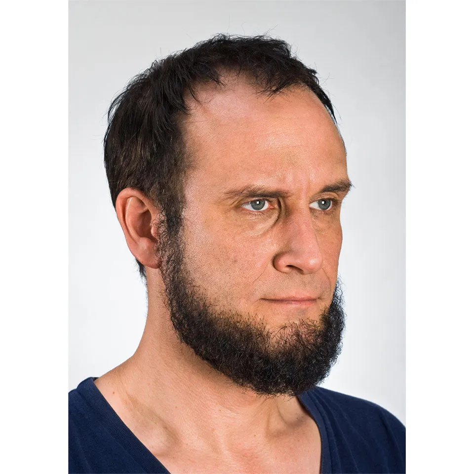Kryolan - Real Hair Full Chin Beard (09235) 3 Colours