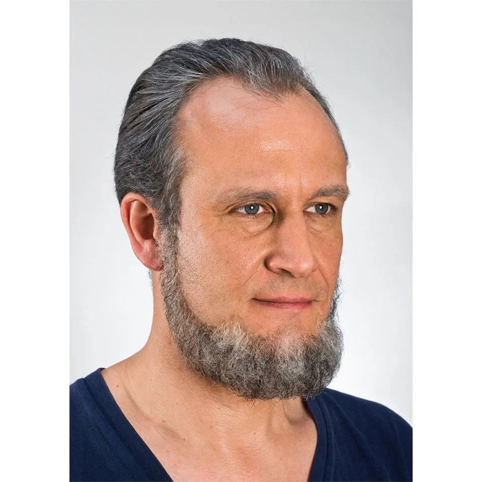 Kryolan - Real Hair Full Chin Beard (09236) 4 Colours