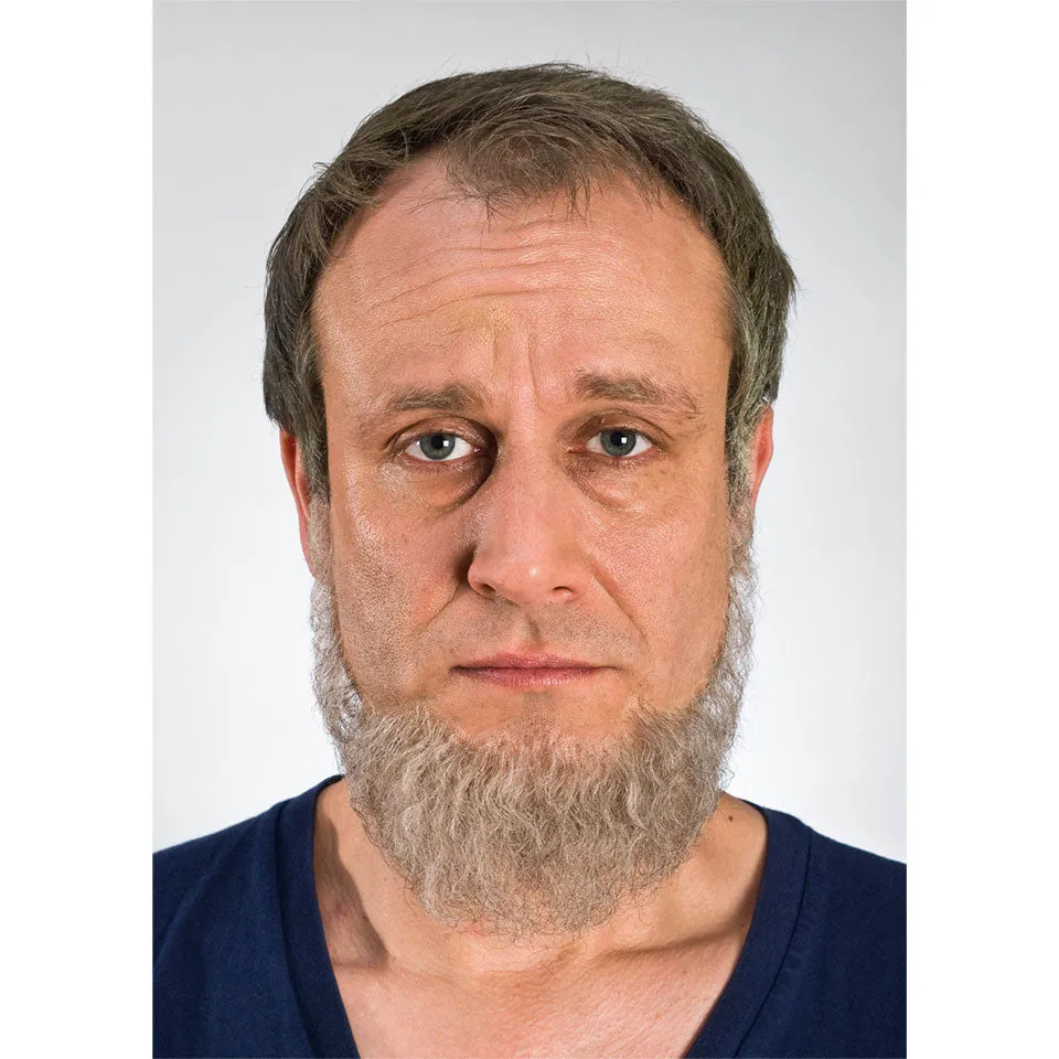 Kryolan - Real Hair Full Chin Beard (09236) 4 Colours