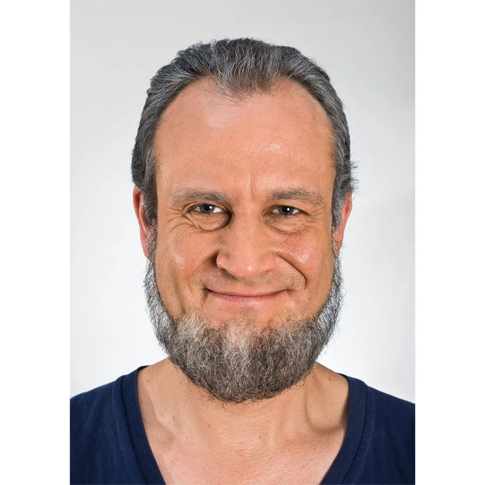 Kryolan - Real Hair Full Chin Beard (09236) 4 Colours