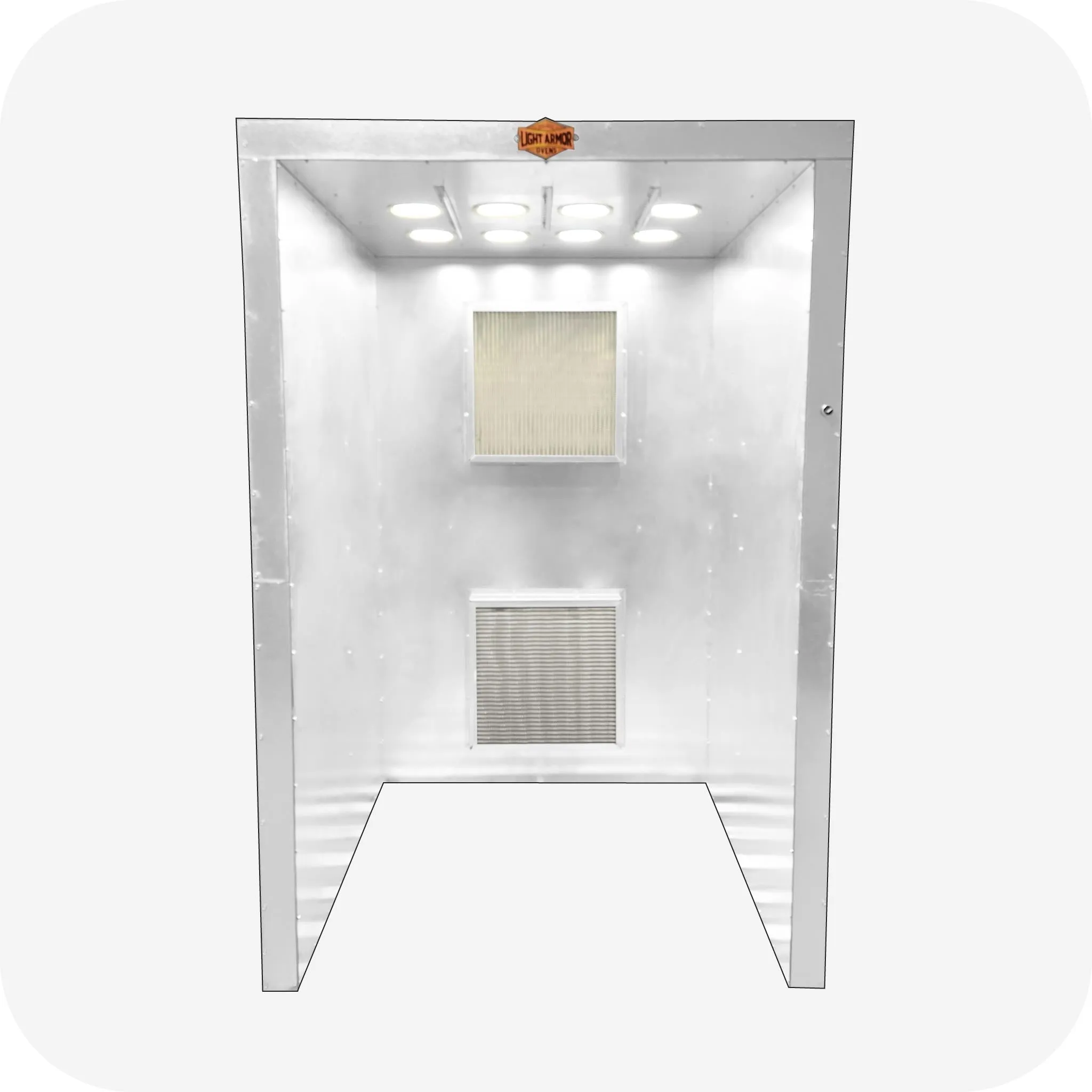 LA557 Spray Booth (5' x 5' x 7')