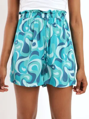 Ladies All Over Print Easy Short