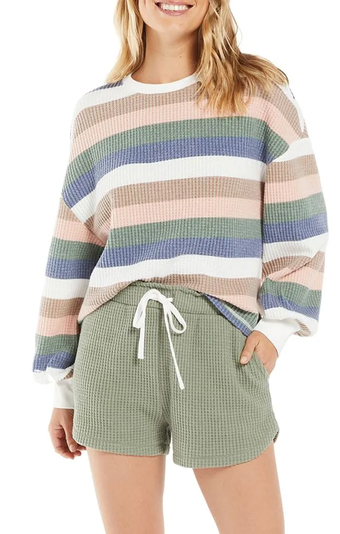 Ladies Sedona Stripe Long Sleeve Zlt214404