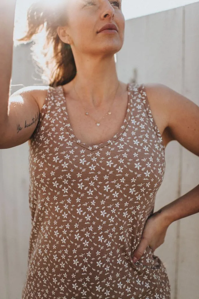 Ladies V Neck Tank large only