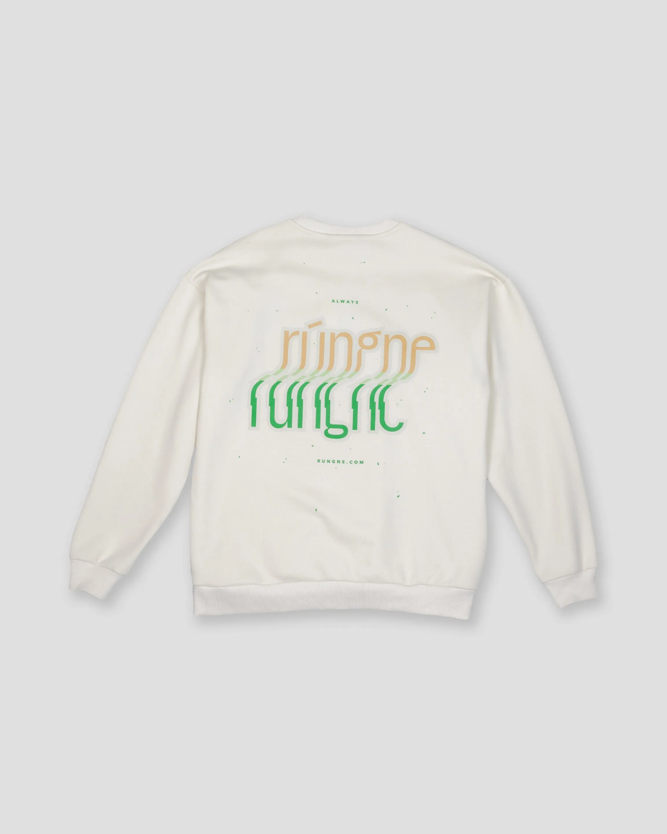 Layback Crew Oversized Print