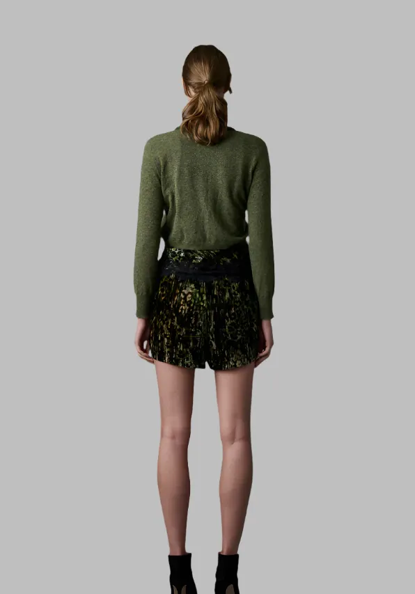 Le Superbe COQUETTE CARDI- Olive