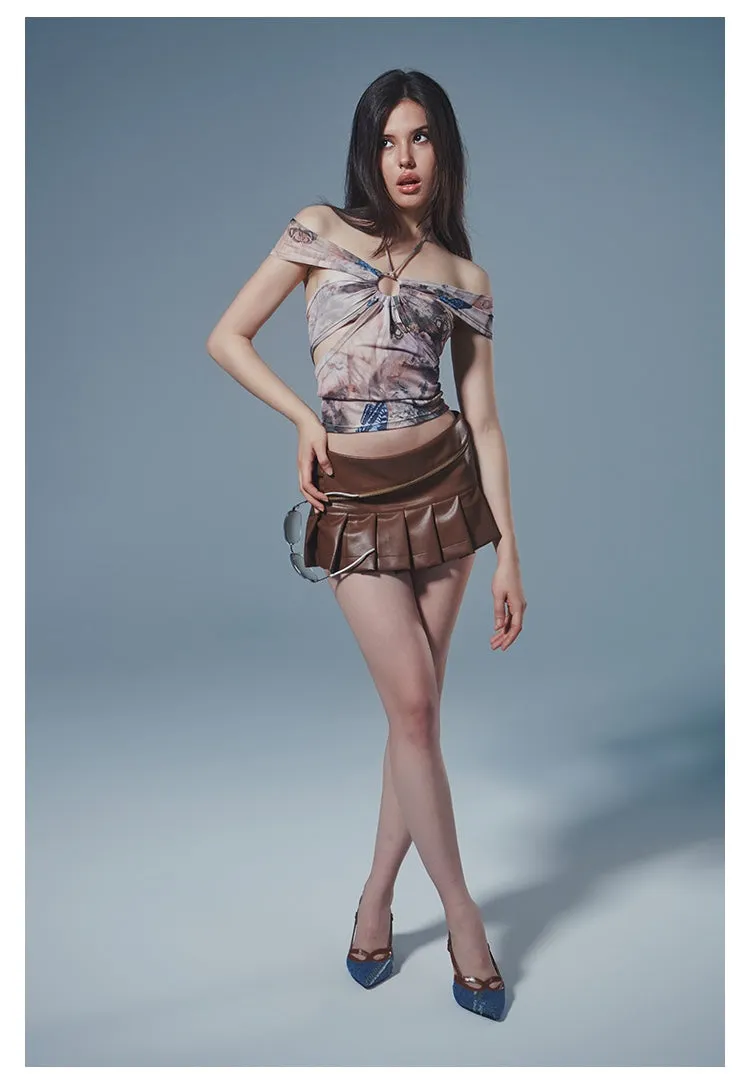 Leather Mini Skirt