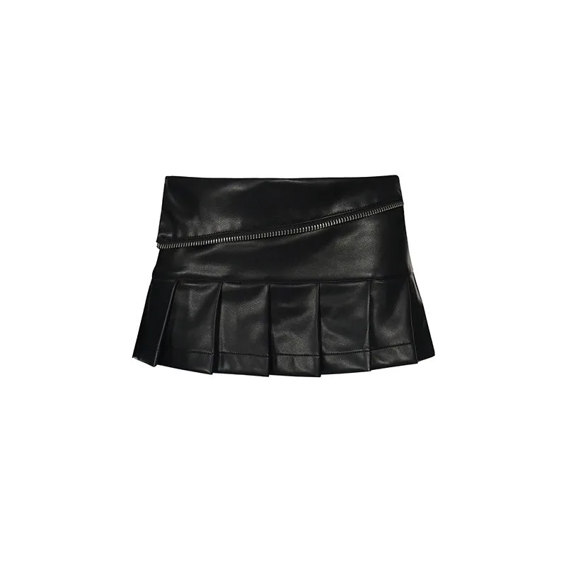 Leather Mini Skirt