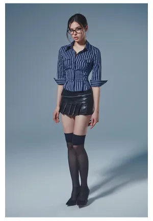 Leather Mini Skirt