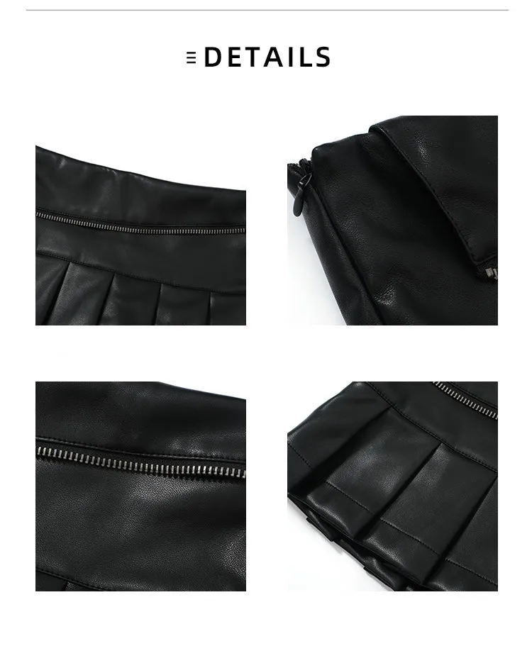 Leather Mini Skirt