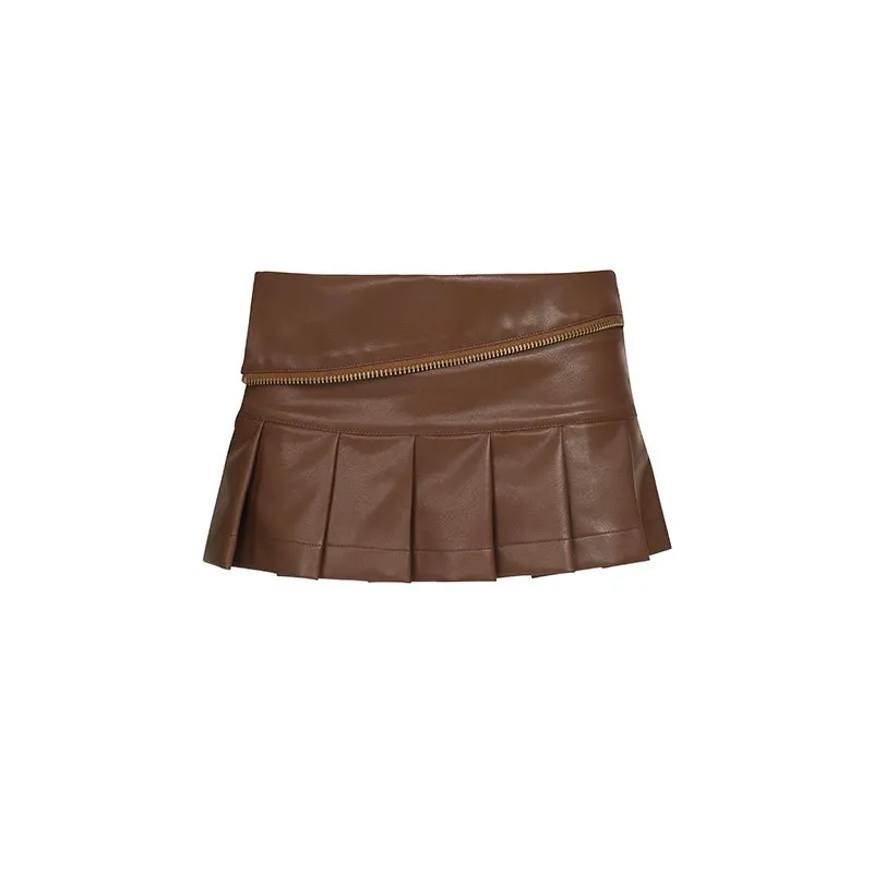 Leather Mini Skirt