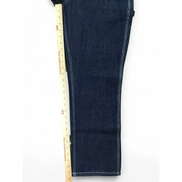 Lee Vintage Modern Jeans Women sz 31 Carpenter Straight High Rise Ankle Dungaree