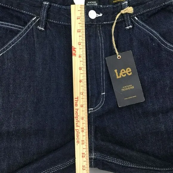 Lee Vintage Modern Jeans Women sz 31 Carpenter Straight High Rise Ankle Dungaree