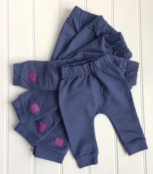 Leggings - Denim Blue with cuffs