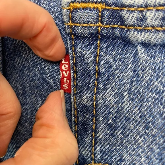 LEVI'S '94 Baggy Wide-Leg Relaxed-Fit denim Jeans in medium wash Size 28