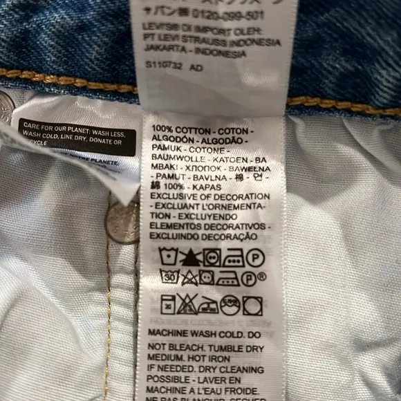 Levi's Premium BUNDLE (2) 501 ORIGINAL FIT HIGH RISE WOMEN'S SHORTS Size 28