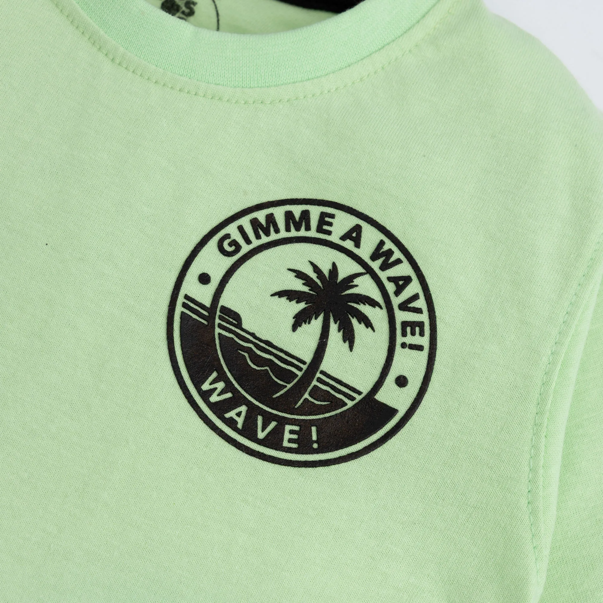 Light Green Wave T-Shirt