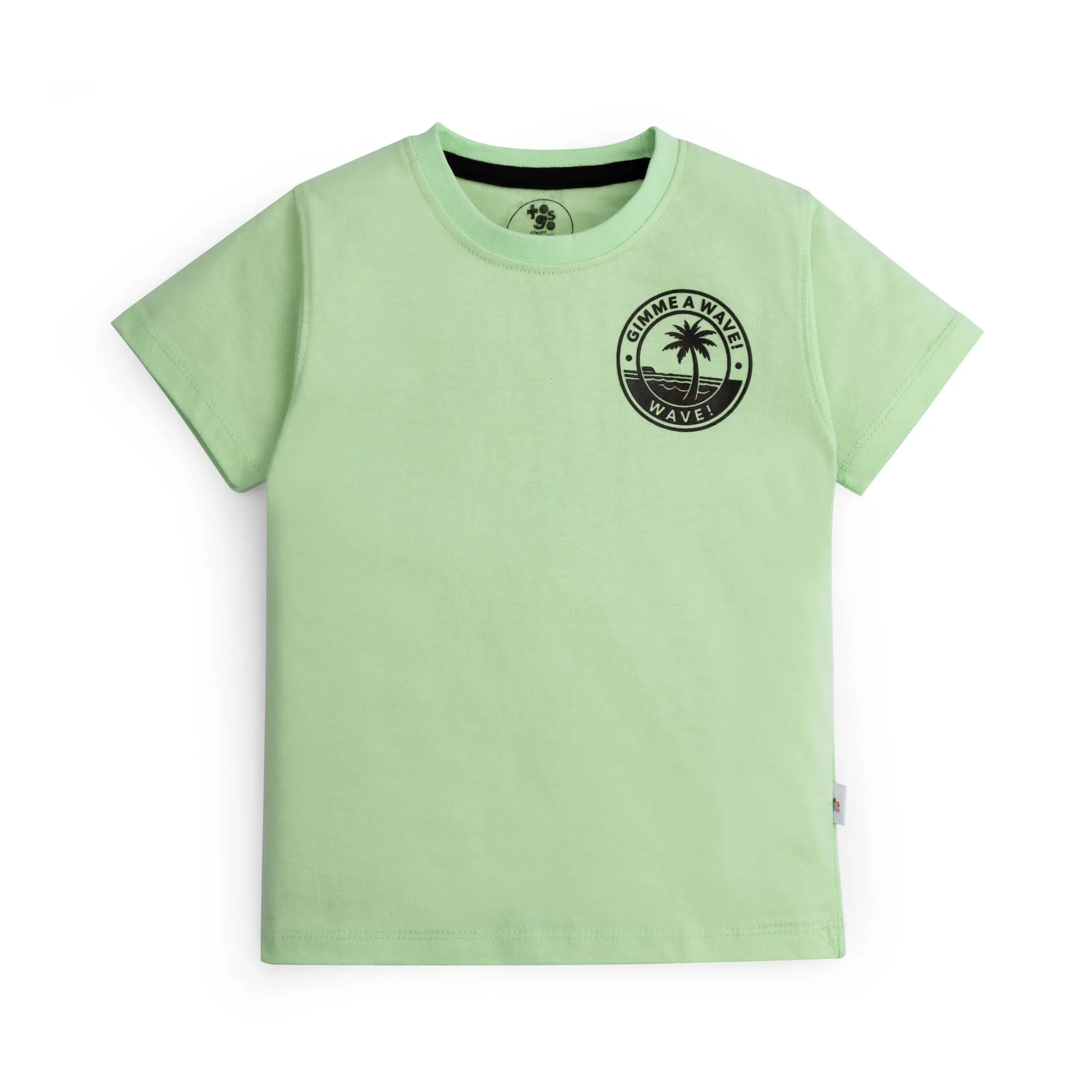 Light Green Wave T-Shirt