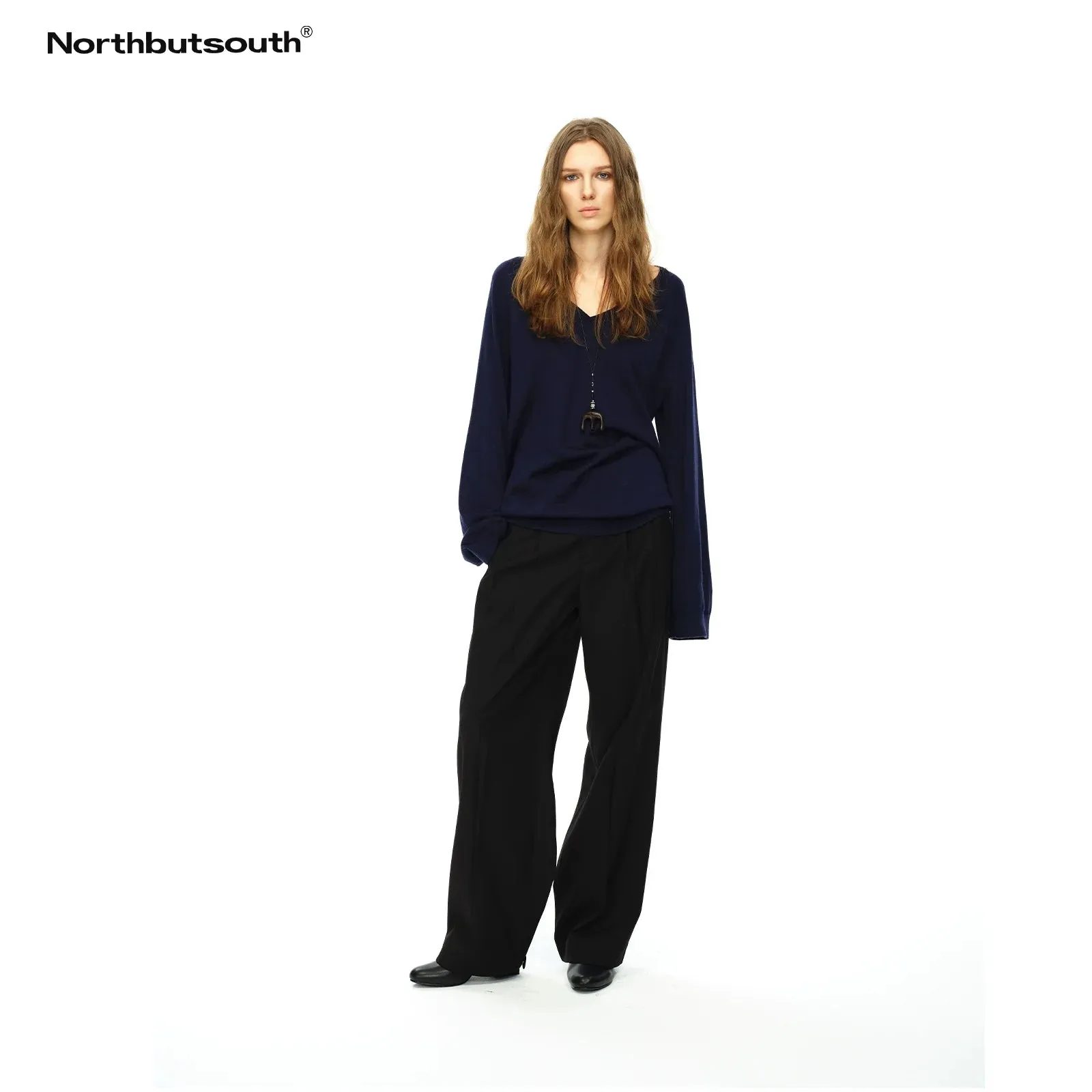 Lightweight Wool V-Neck Sweater