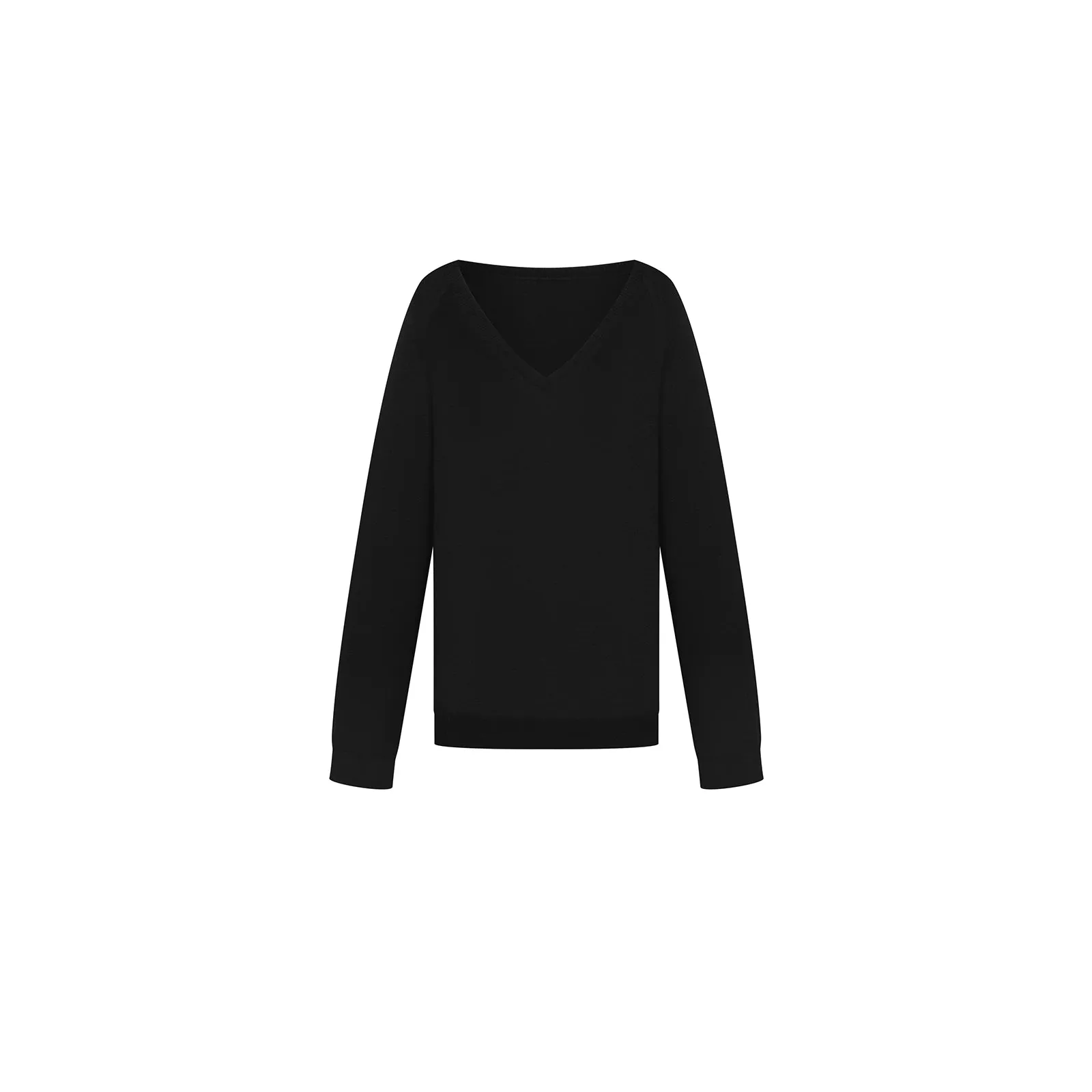 Lightweight Wool V-Neck Sweater