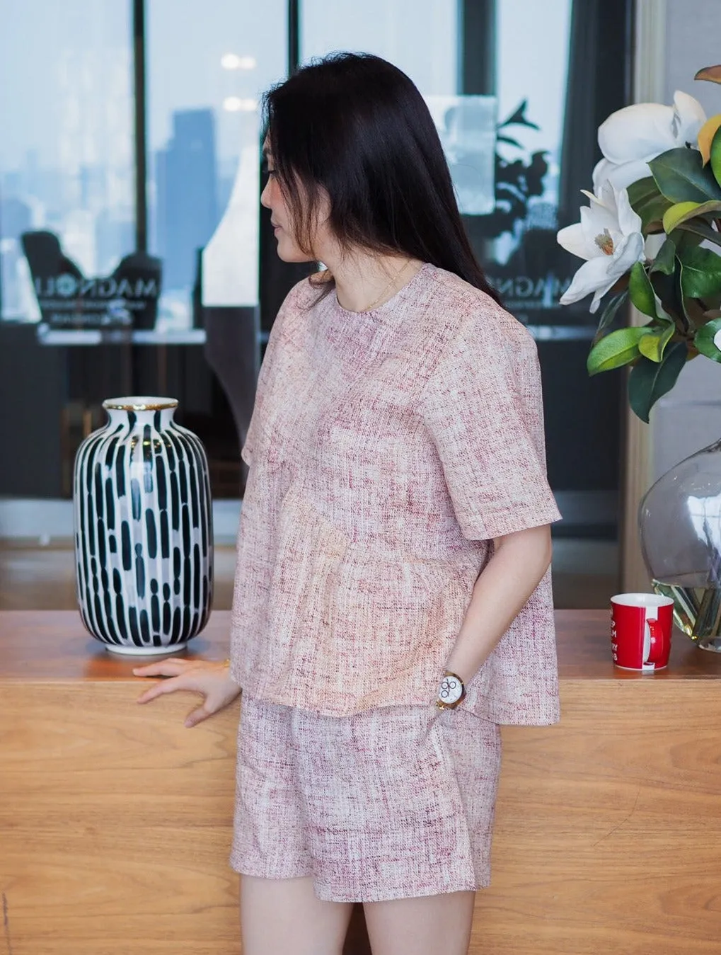 linen LiNi shorts