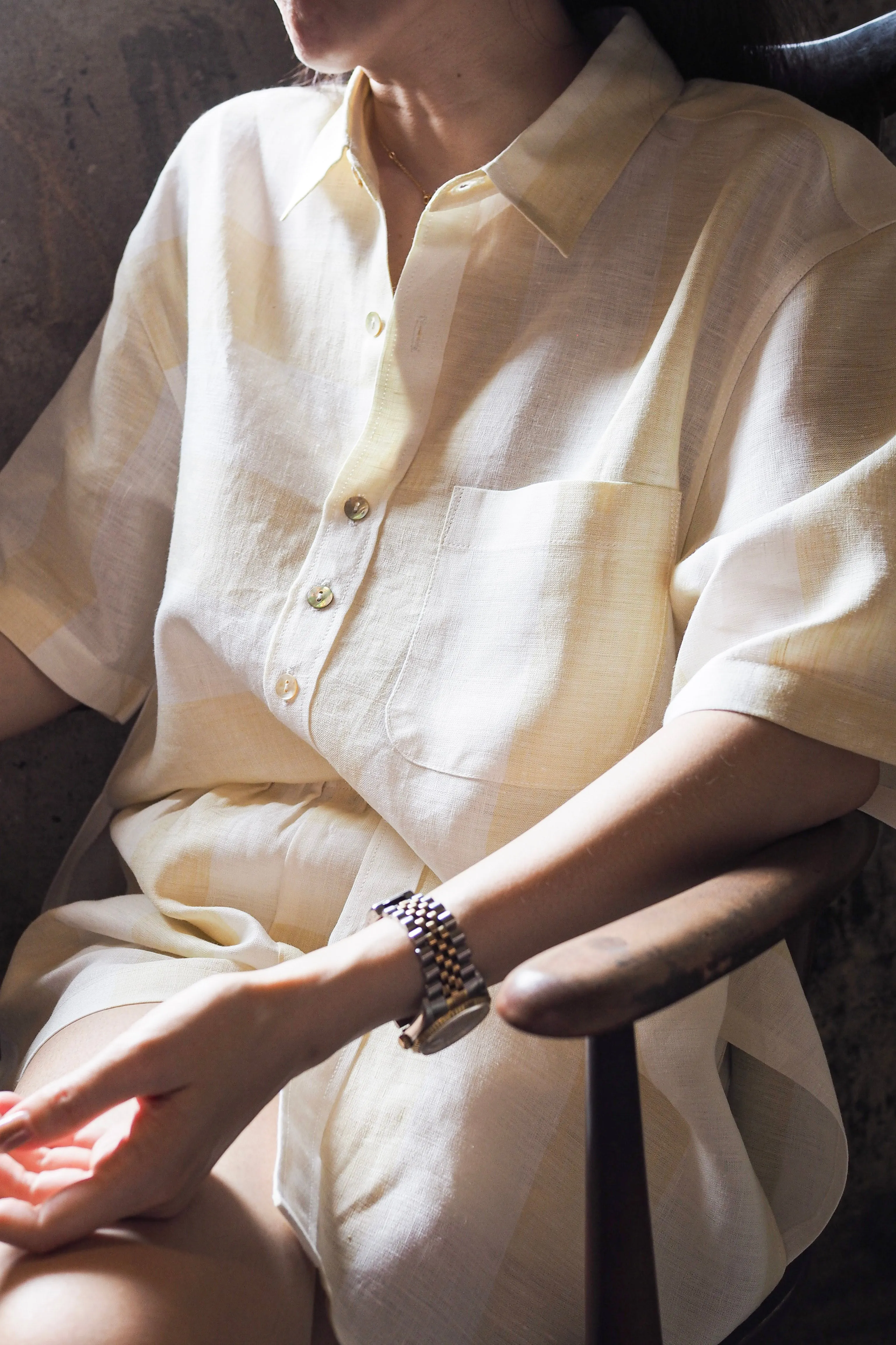 linen LiNi shorts