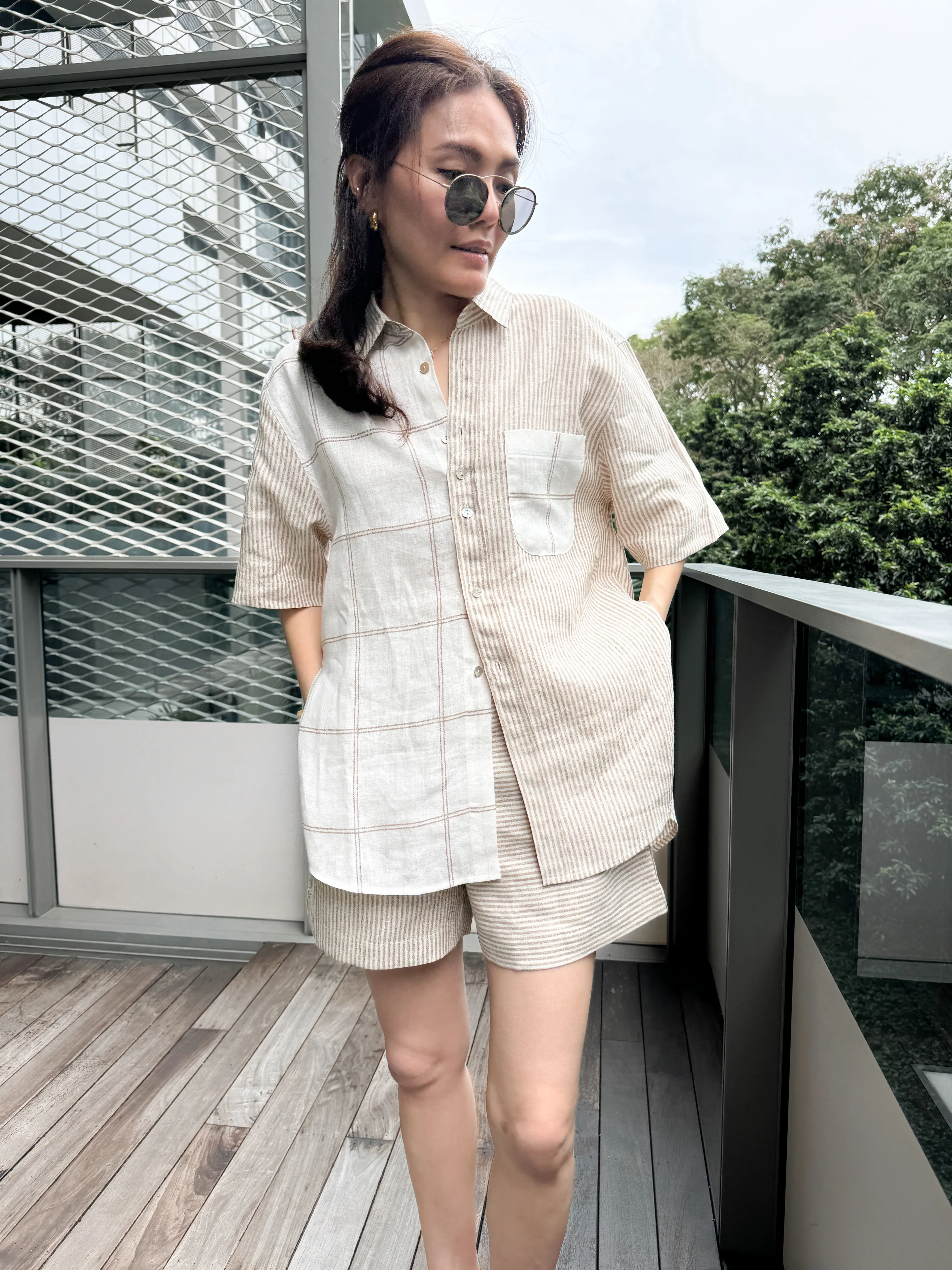 linen LiNi shorts