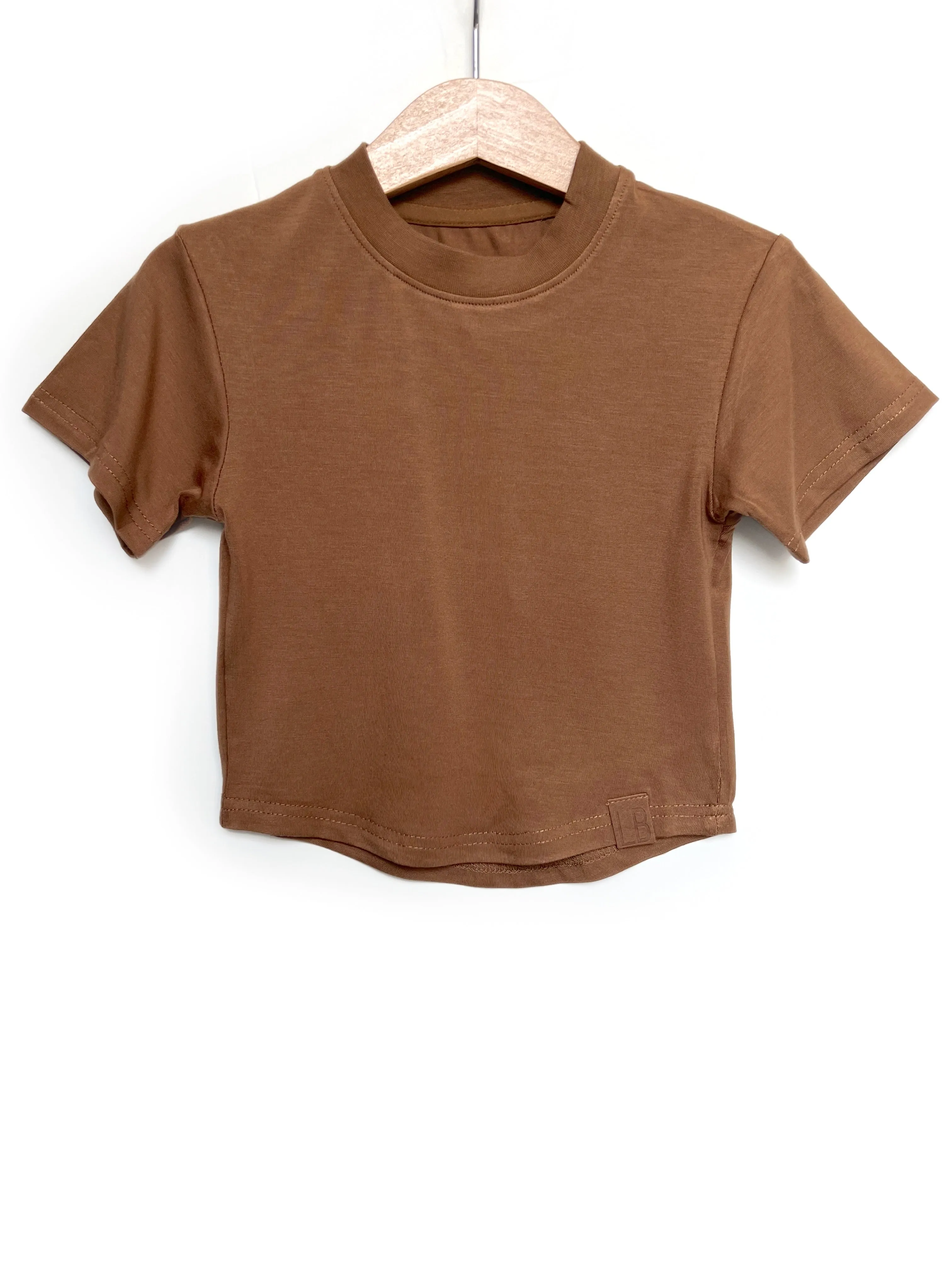 Little Bipsy Oversized Bamboo Tee - Spiced Cider