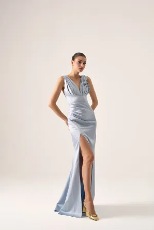 Lola ruched bodice gown