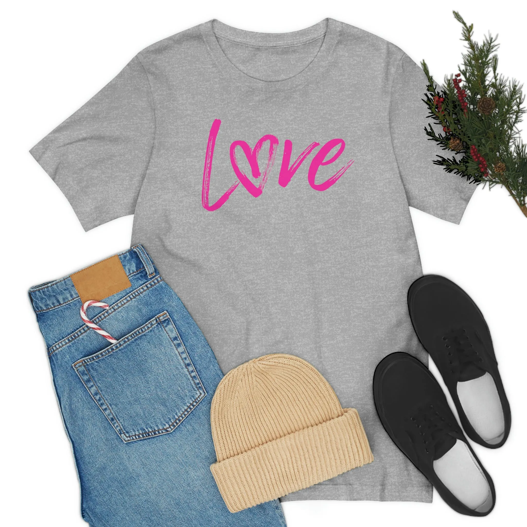 Love Brushscript Short Sleeve Tee