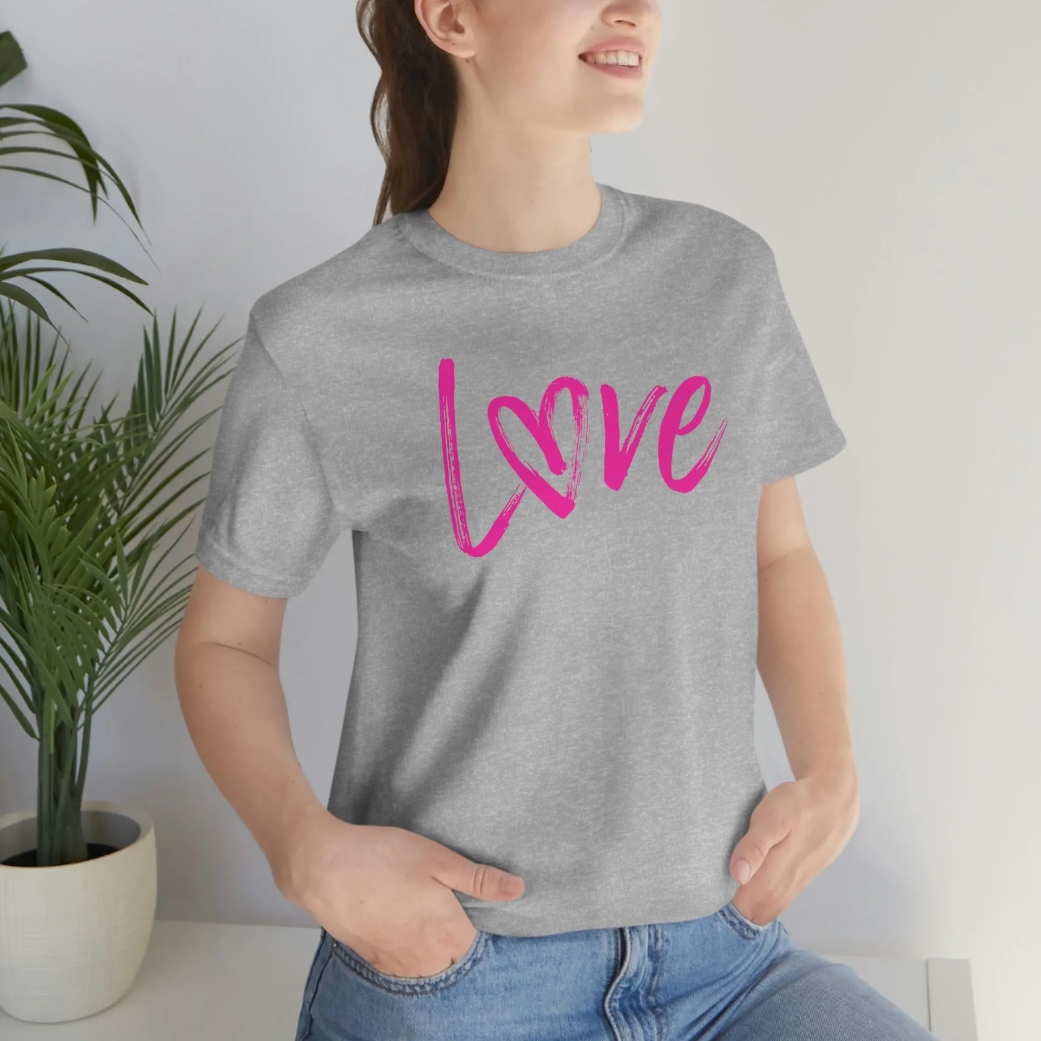Love Brushscript Short Sleeve Tee