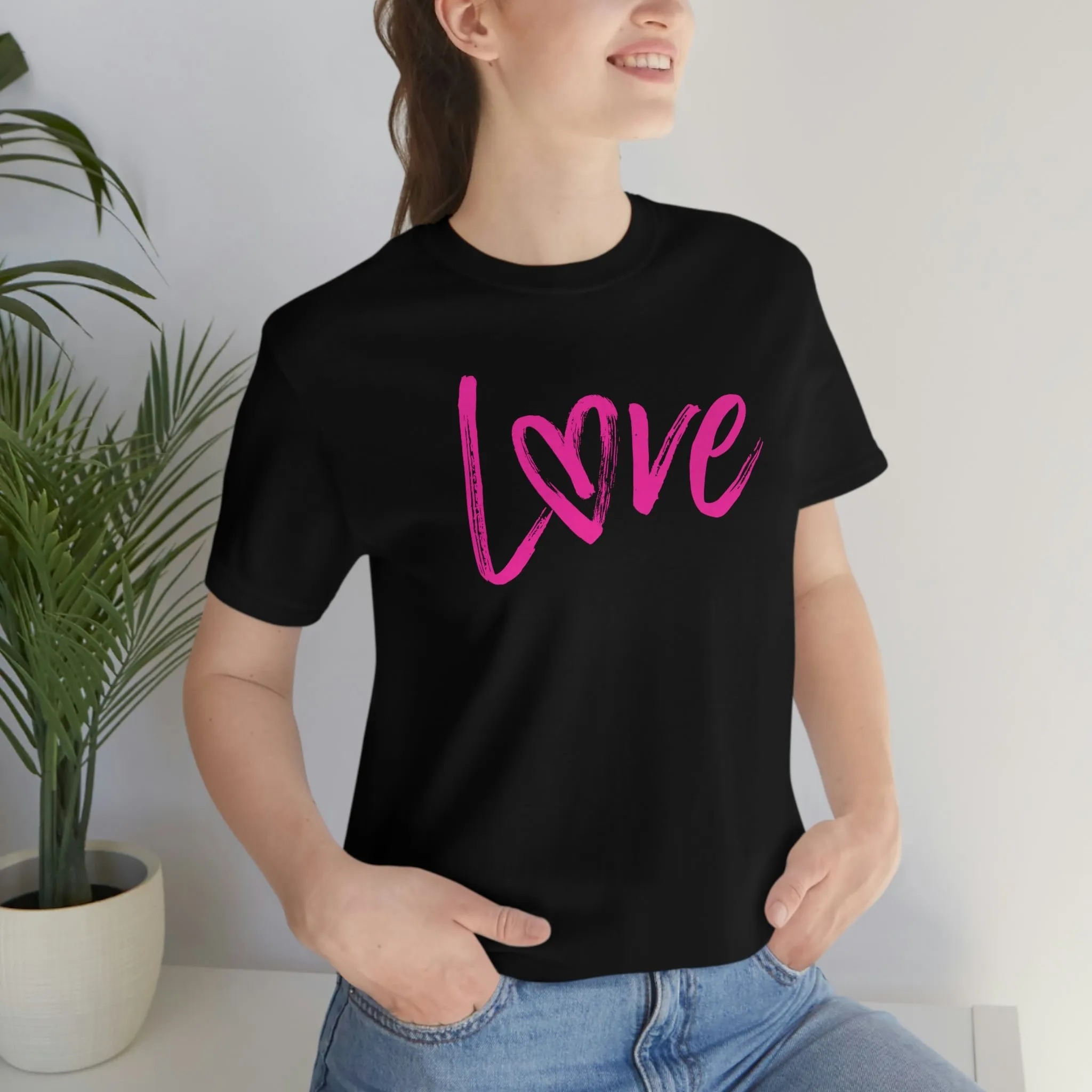 Love Brushscript Short Sleeve Tee